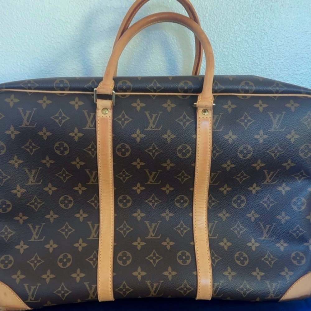 Louis Vuitton Brown Monogram Duffel Bag